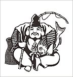钓鱼矢量