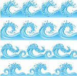波浪花纹