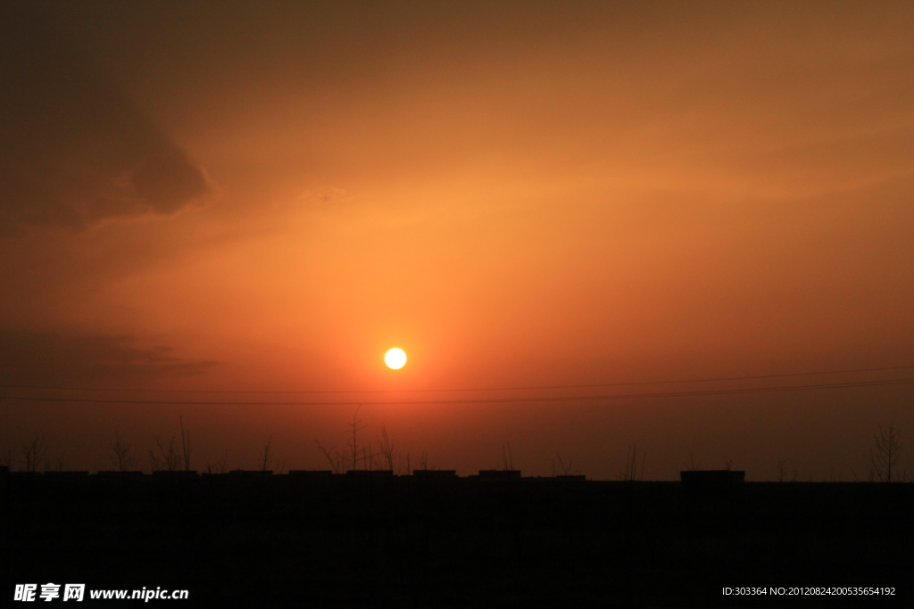 乌鲁木齐夕阳