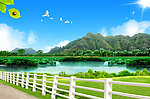 蓝天风景