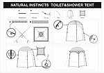 toilet帐篷安装