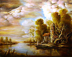 油画 风景
