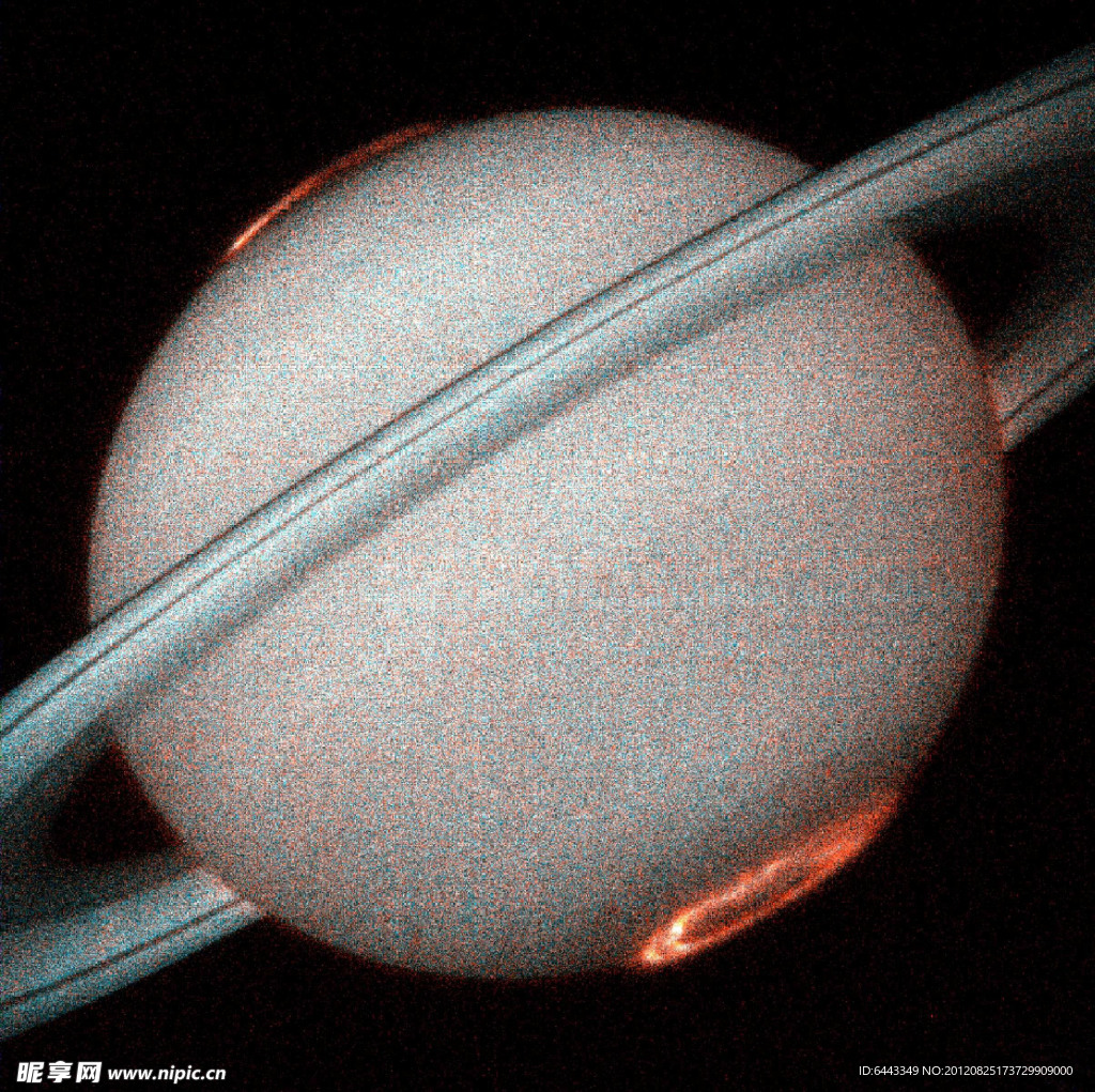 土星的极光