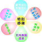 感谢展板