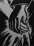 手组画 木刻版画