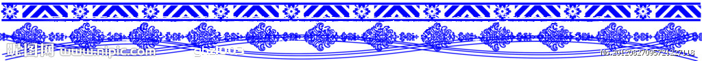 青花纹