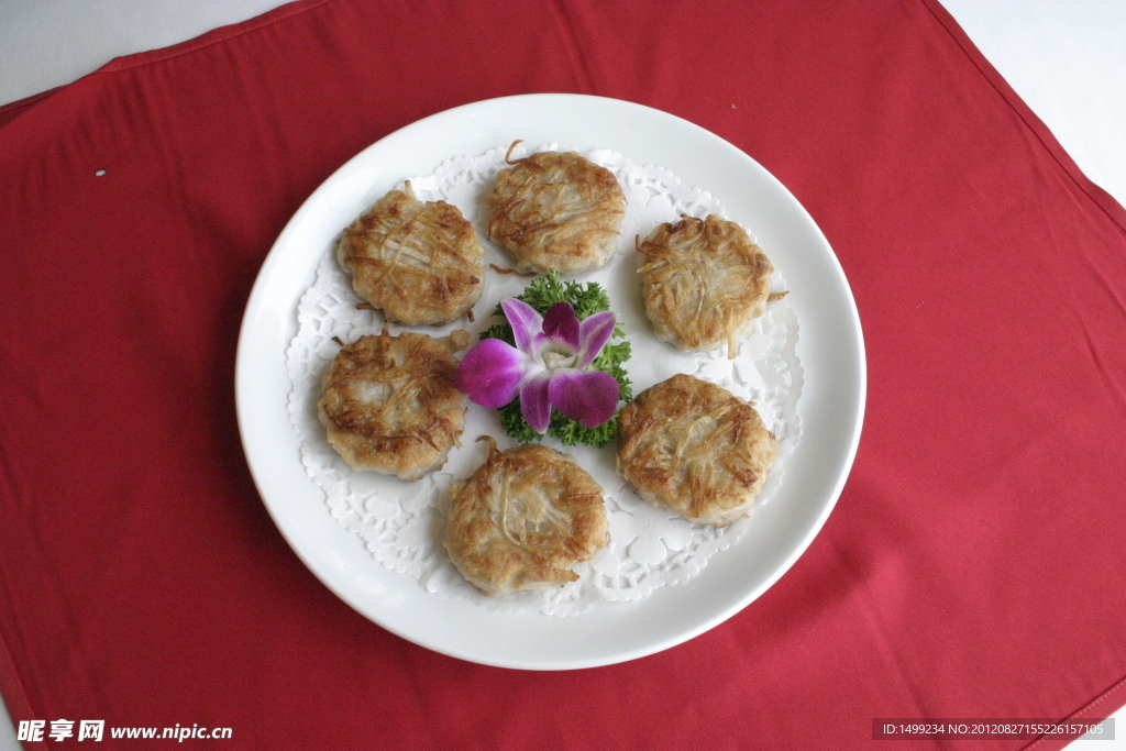 生煎莲藕鲮鱼饼