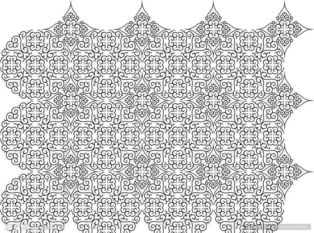 花边底纹