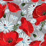 时尚梦幻花纹底纹花朵