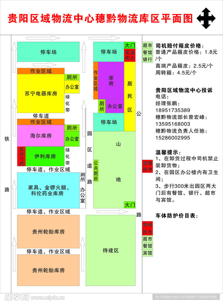 穗黔物流库区平面图