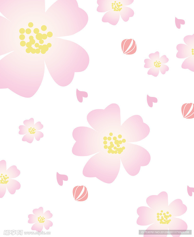 花朵移门