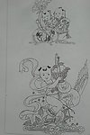 历代童婴图白描集