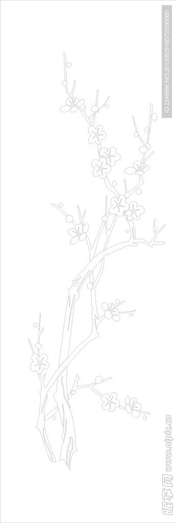 矢量梅花