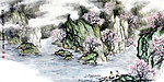 桃花谷中春意浓