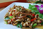 榨菜炒肥肠
