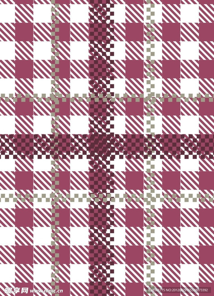 格子面料