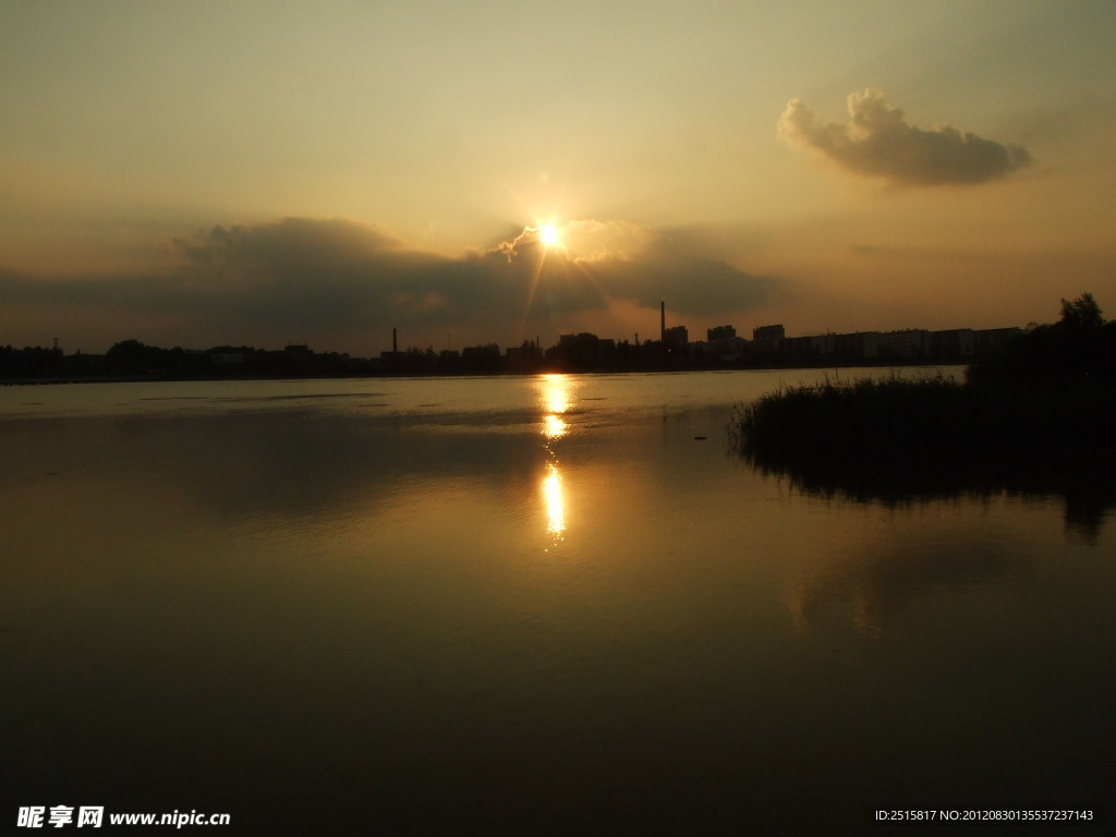 沂河夕照