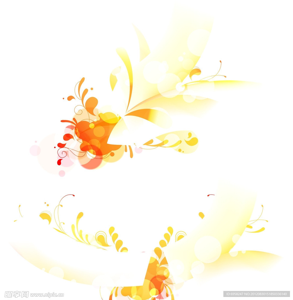 时尚花纹花边