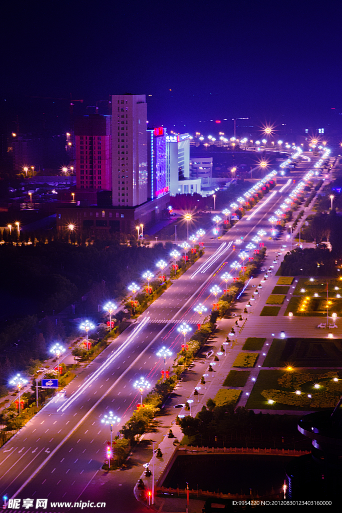 巴彦淖尔夜景