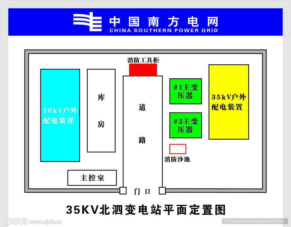 中国南方电网平面图