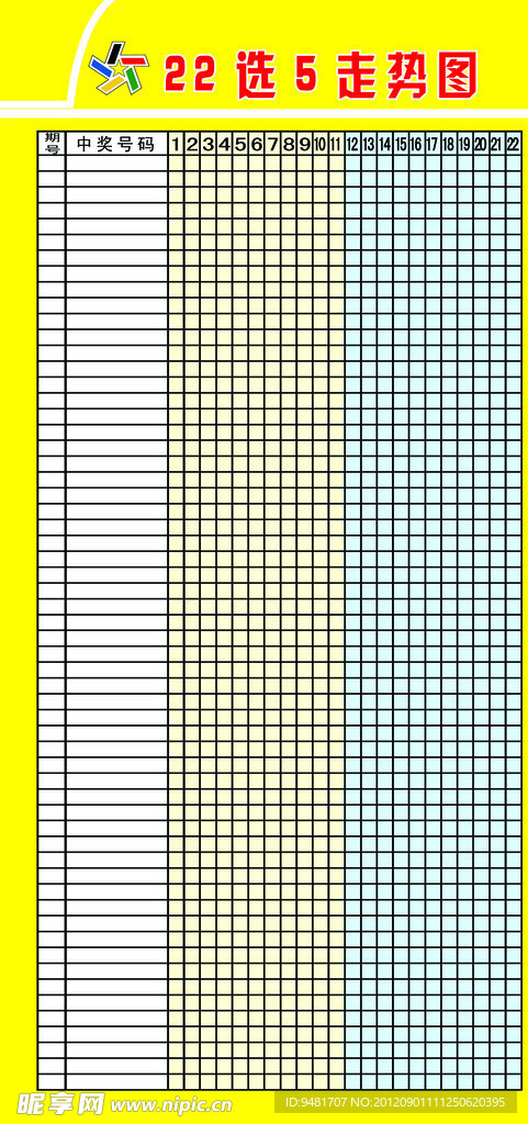 22选5走势图