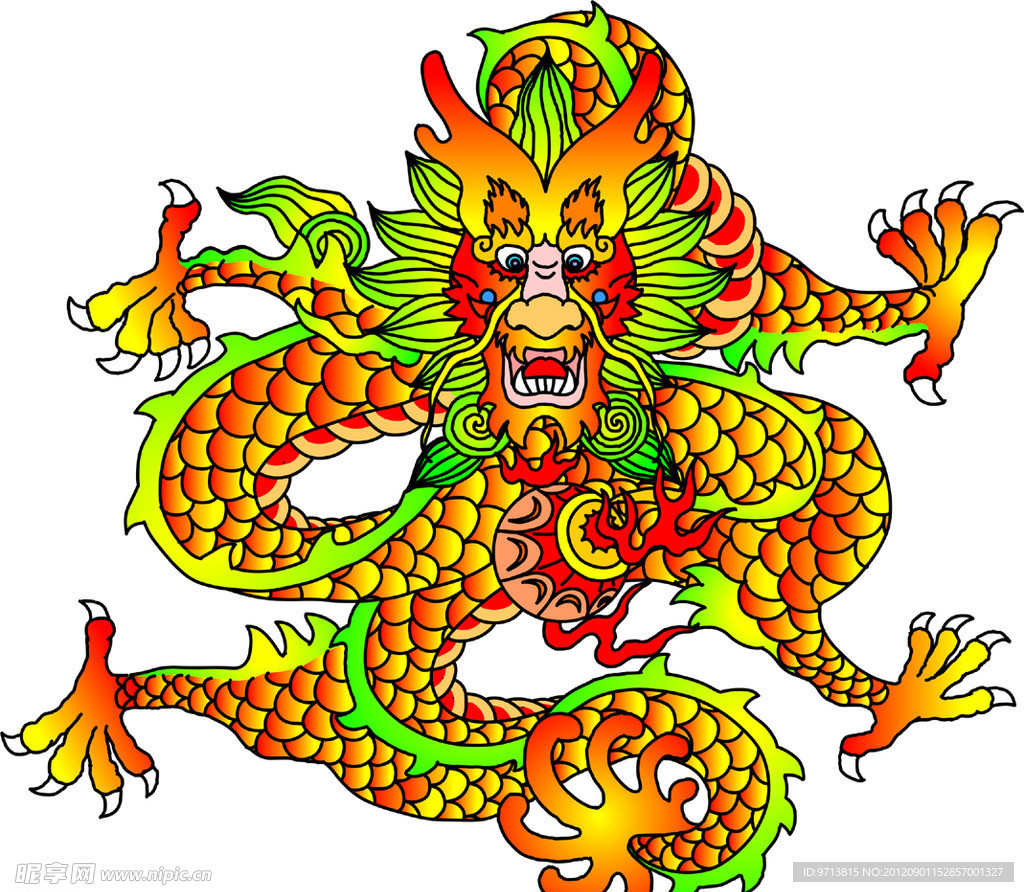 卡通龙