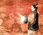 手绘美女