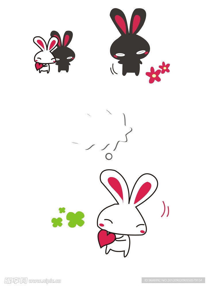 love兔矢量素材