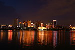 厦门市筼筜湖夜景