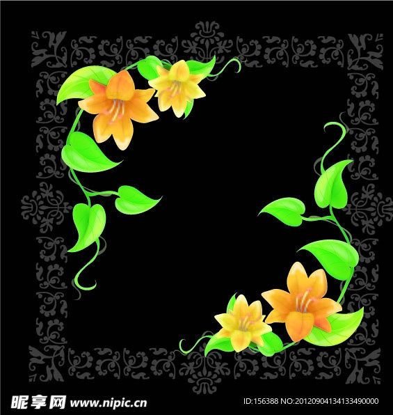 底纹 花纹 花边