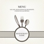 西餐厅菜单封面设计