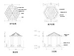 CAD 施工图素材 亭子