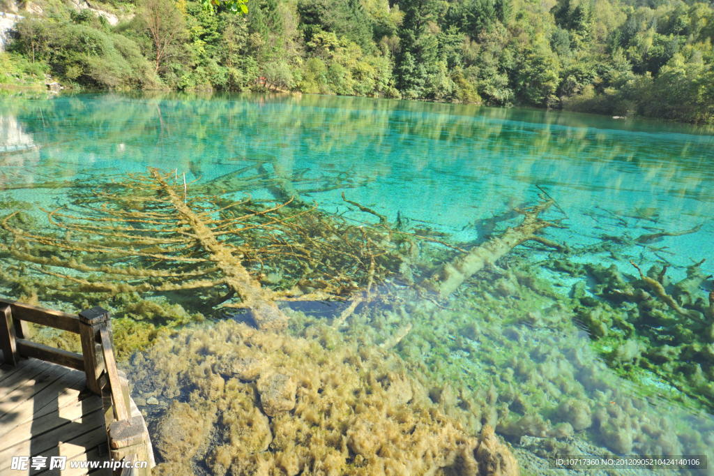 九寨沟湖水