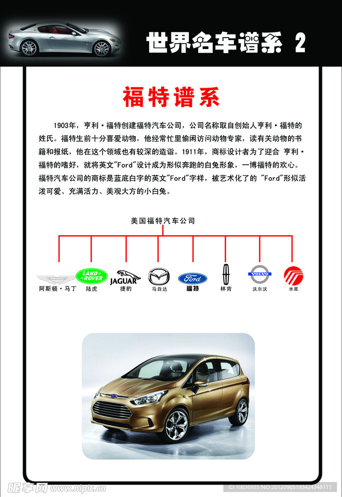 世界名车谱系