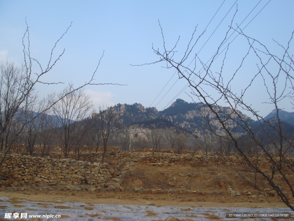 邑蒙山 山村