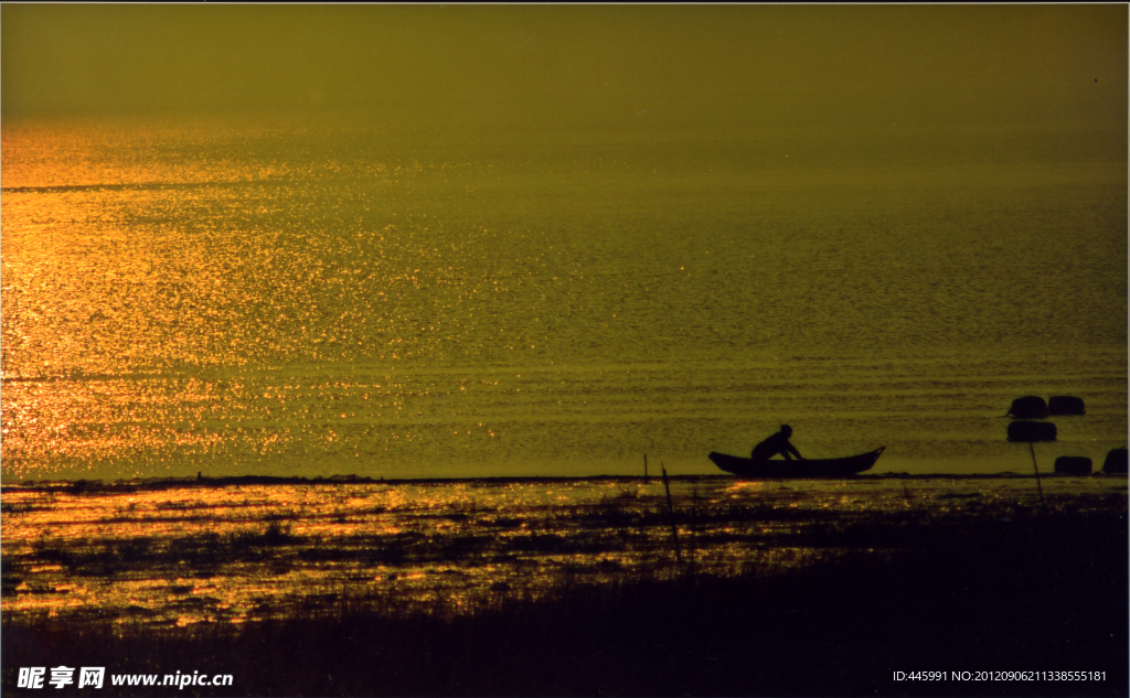 乐清湾夕阳