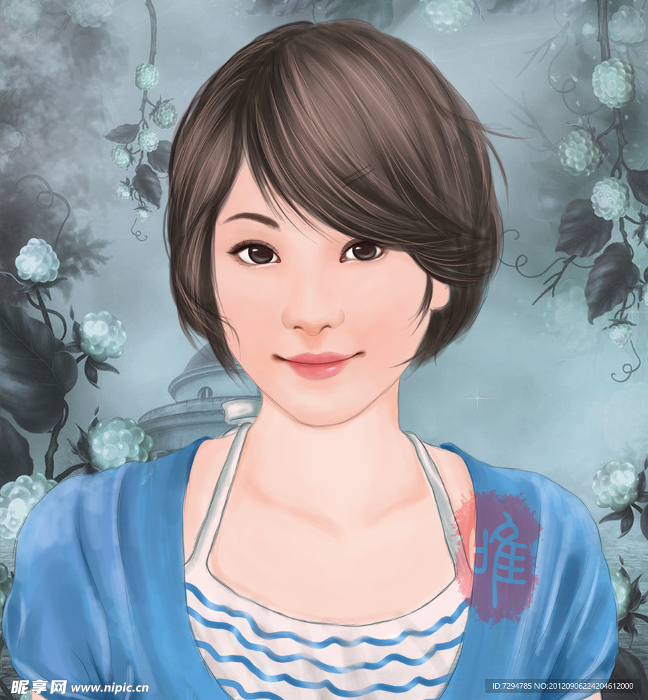 言情风手绘