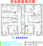安全疏散指示图