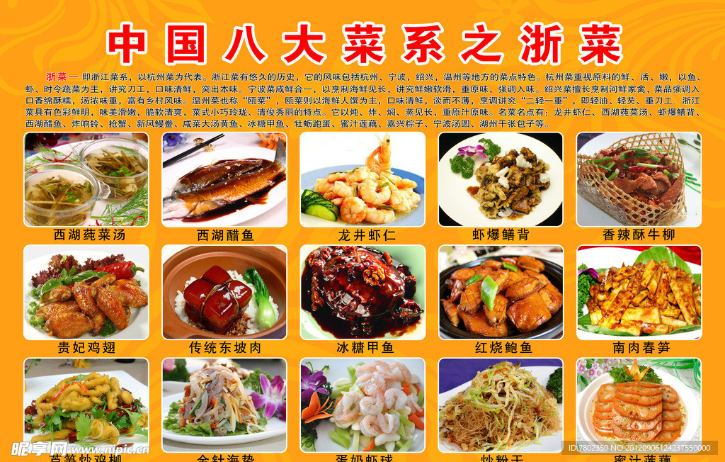 中国八大菜系之浙菜