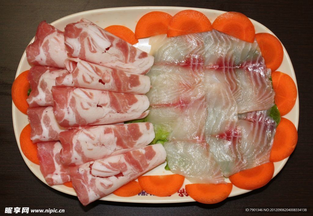 海鲜肉片