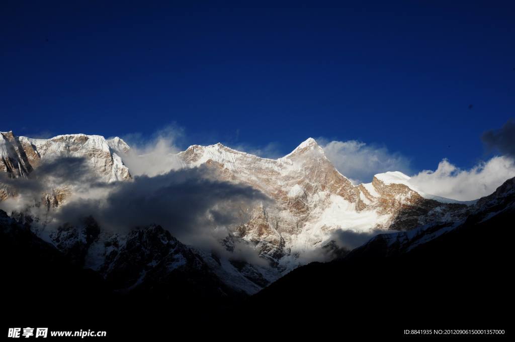 青藏高原雪山 南迦巴瓦峰
