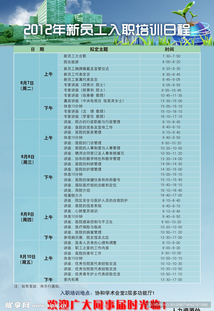 2012年新员工入职培训