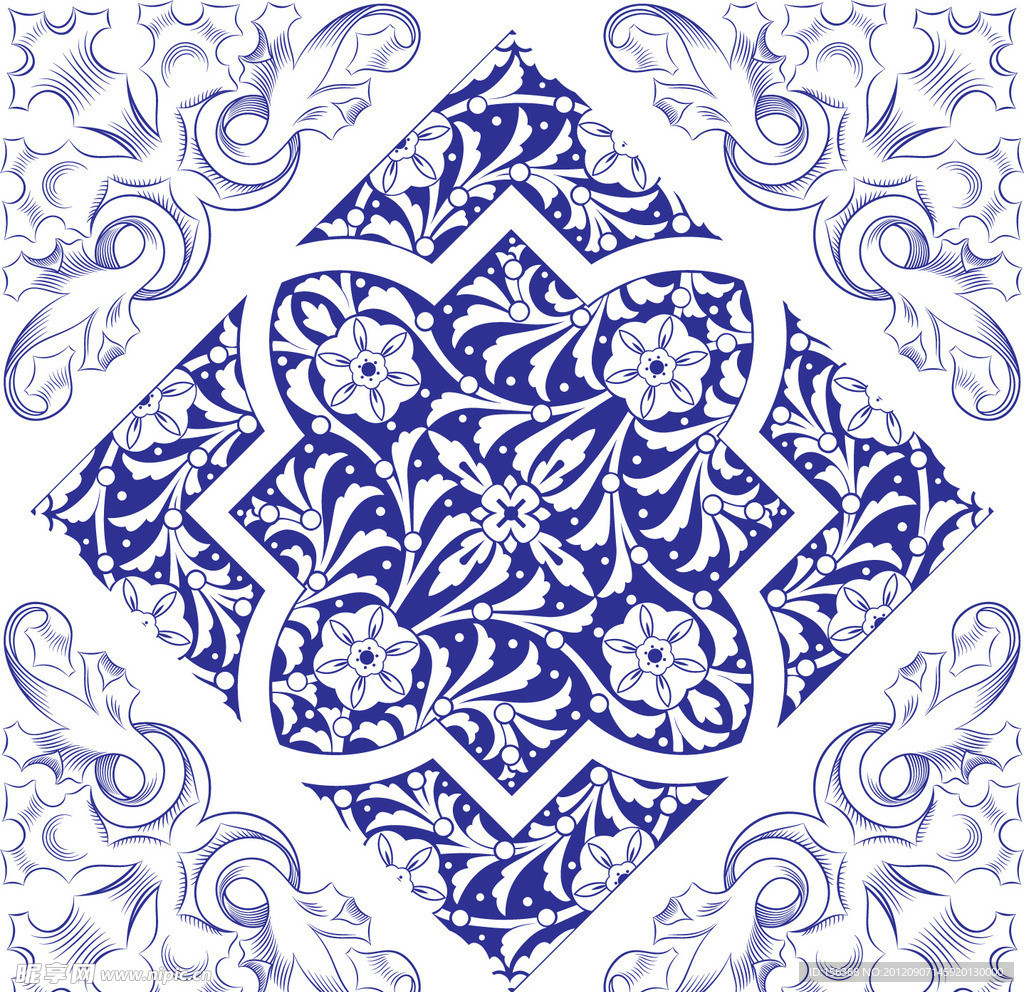 花纹 底纹 花边 图案 边框