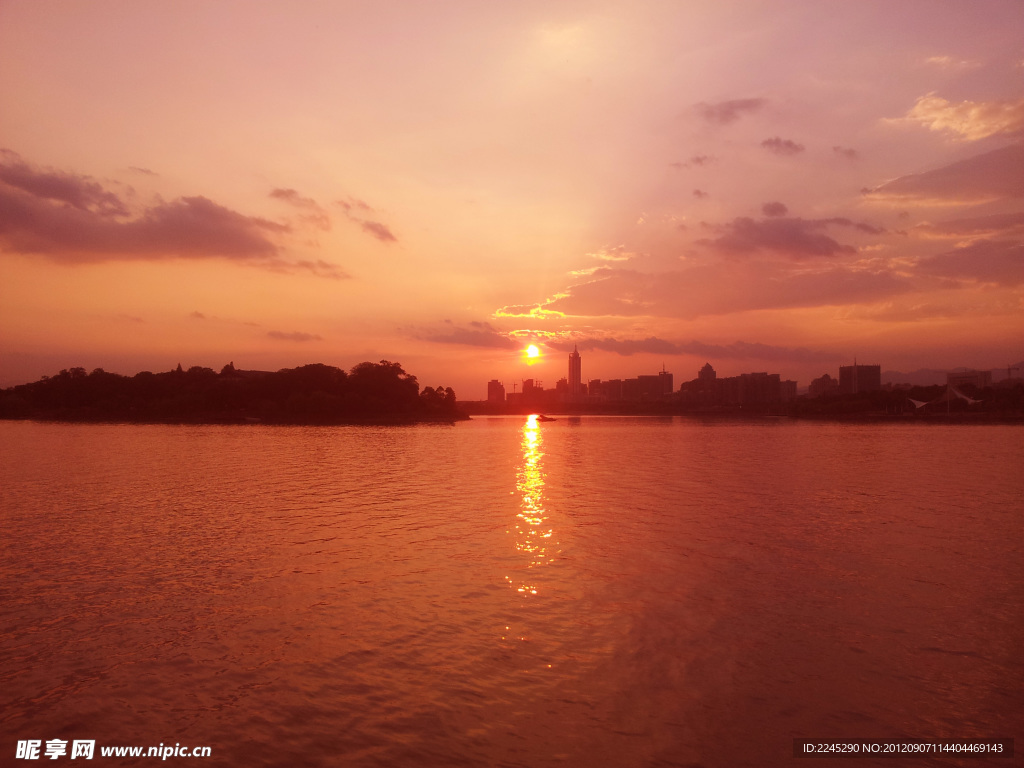 夕阳景观