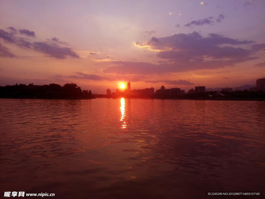 衢州西区夕阳