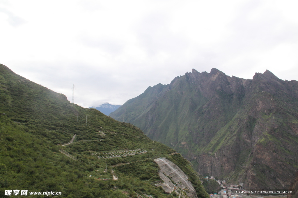 丹巴县山顶