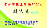 清新简洁名片