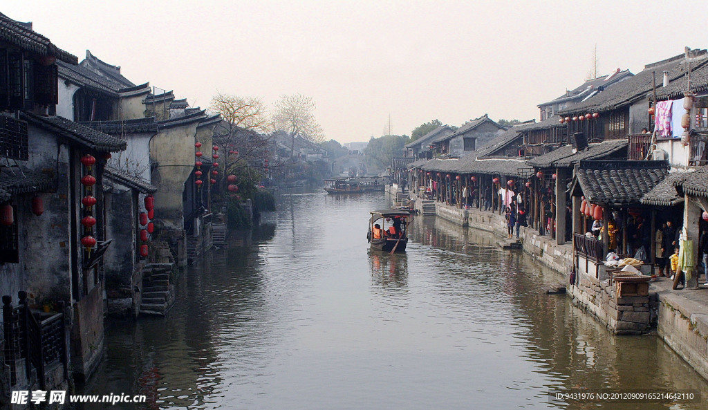 西塘古镇 河道