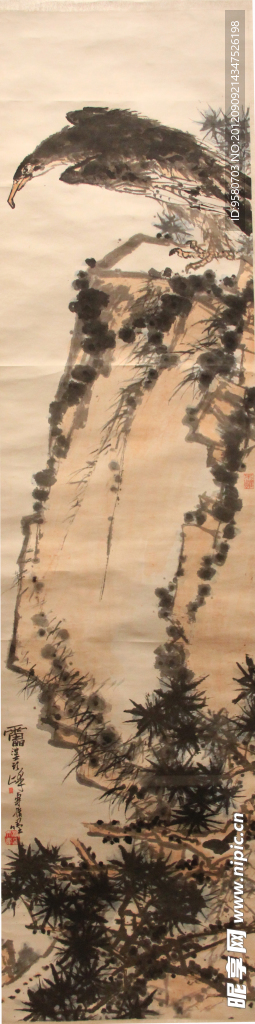 潘天寿 俯视