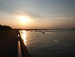 厦门海滩日落